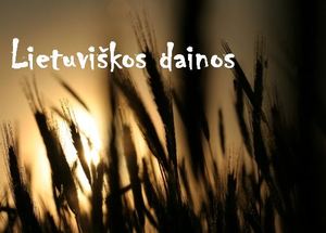 Lietuviškos dainos